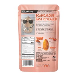 Henrietta Said Wing-Flavored Peanuts - Truly Good Foods Snacking Nuts - Bold Flavors - Savory & Spicy - Jumbo Flavored Peanuts - Protein Packed Vegan Snack - 4 (5-oz) Packs - Original Buffalo