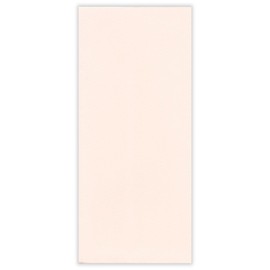 Nubby Paper Note Envelopes, Pale Peach | Pink, Pack of 5, Rectangular No.4 Envelopes, Solid, Oblong, No. 4 Long, No Zip Frame, Fits Single Writing Notes Without Folding