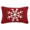 Peking Handicraft Snowflake Hook Pillow 8X12
