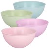 Greentainer 4-Piece Plastic Mixing Bowl Set, 113oz Lightweight Serving Bowls,