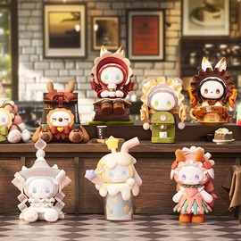 Emma Secret Forest Coffee Shop Series Mystery Box, 1/8 Counts Cute Collectible Toys, Girl Birthday Party Gift, Room Desktop Decoration - Color: Multicolor, Specification: 1 Count