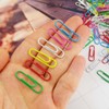 FZGUSYAF 120PCS Paperclips 28MM Assorted Colours Clamps for Office Supplies