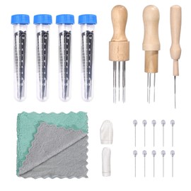 99Pcs Wool Felting Tool Kit, Needle Felting Starter Tool Kit with 4 Sizes Felting Needles, Needle Felting Supplies for Beginner or Professional