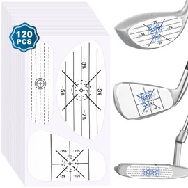 OSDUE Right-Handed Golf Impact Tape, Pack of 360 Golf Clubs Impact Stickers, Golf Swing Trainer Training Aids Swing Trainer for Iron, Wooden Putter, Exercise Swing Training Aid