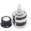 TWTADE /WTH118-2W 2K2 ohm Dual Gang Potentiometer Carbon Linear Variable