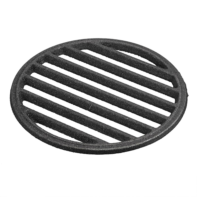 OGANAZI Cast Iron Bottom Fire Grate - 7.5 Inch Round