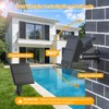 50FT Solar String Lights Outdoor Waterproof IP65 with USB-Charging ,