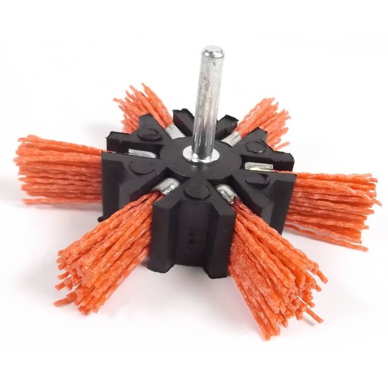 100 mm professional nylon brush, nylon star brush, grinding brush,