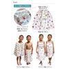 Hiorie Wrap Towel, Kids, Pool Towel, Train Pattern, Gauze, Roll