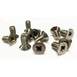M5 x 10 A2 Stainless Steel Pozi Countersunk Machine screws Pozi Countersunk screw DIN 965-12 Pack