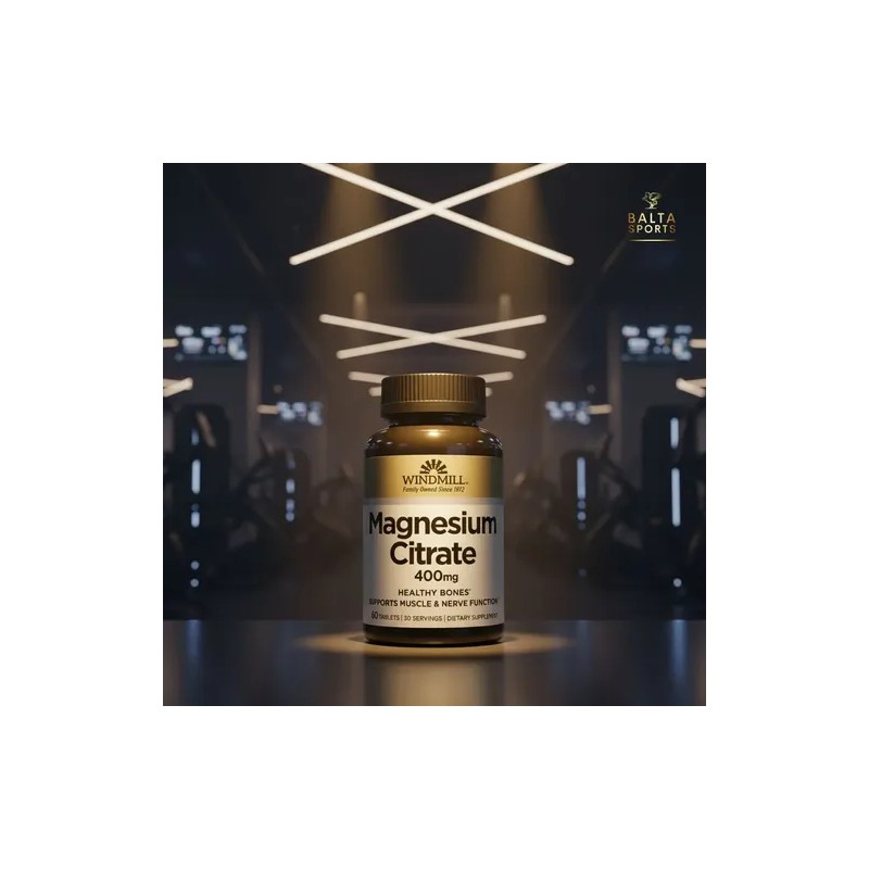 Citrato De Magnesio Windmill 400mg - 60 Tabletas