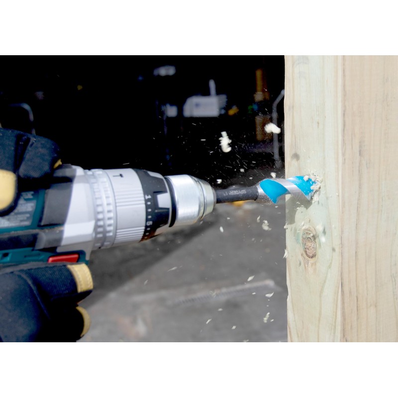 Spyder Stinger 3-Piece Wood Boring Power Bit Set, 6.5" Length