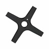 K&H EKS140 Gas Stove Cross, Gas Attachment, 140 mm, Matt