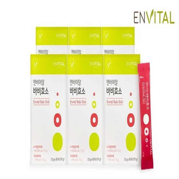 Envital Barby Enzyme 6 boxes, none / 엔바이탈 바비효소 6박스, 없음