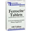 Breckenridge Pharma Ferrocite Iron Dietary Supplement Blood Health Support 100ct