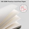 RETTACY A5 Notebook Grid Graph Paper, Spiral Notebook 160Pages/80 Sheets
