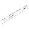 Q-Connect Acrylic Shatter Resistant Ruler 30cm Clear (Pack of 10)