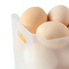 2pcs Egg Container for Refrigerator Stackable Egg Holder Stable Rack