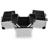 Makeup Case - Professional Portable Aluminum Cosmetics Storage Box With