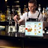 Ciieeo Menu Holder for Table Menu Display Holder Horizontal Desk