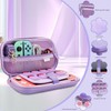 HYPERCASE Purple Sakura Switch Lite Console Carrying Case, with Soft