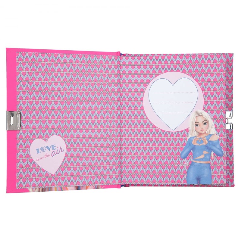 Depesche TOPModel Seventies 12053 Diary with Pink and Blue Model,