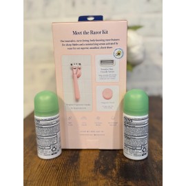 Athena Club Razor Kit In Coral W/ 2 Dove Advanced Care 72H Travel Sprays 1oz