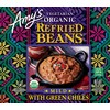 Amy's Vegetarian Organic Refried Beans, Mild with Green Chiles, 15.4