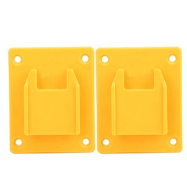 Power Tool Machine Stand 2 Pcs Suitable for Milwaukee M18 18V/DEWALT 20V Power Tool Machine Wall Shelf Fixing Devices, yellow