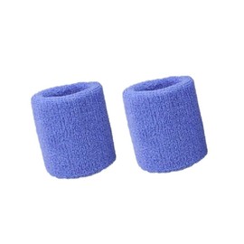 Kagogo 3 Inch Cotton Sports Wristband/Sweatband for Basketball Tennis and Other Sports, Price/Pair (Lake Blue)