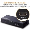 Elecom DH-SW4KP41BK HDMI Switcher, 4K 60 Hz (18 Gbps) 4
