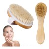 Duo Cepillos Facial Y Corporal Exfoliante Piel Muerta Bambú