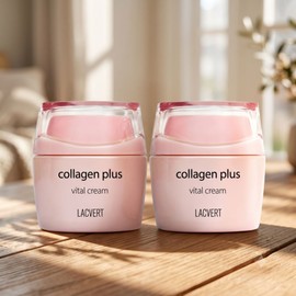 Laquebert Laquevert Collagen Plus Vital Cream 60ml + 60m / 라끄베르 콜라겐 플러스 바이탈 크림 60ml + 60m
