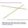Swpeet Round Brass Rod, Pack of 2, Diameter 6.35 mm,