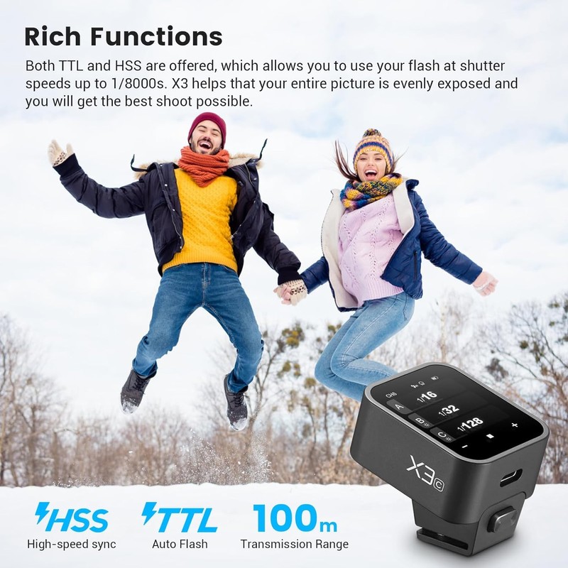 Godox X3C X3 C X3-C TTL Wireless Flash Trigger Compatible