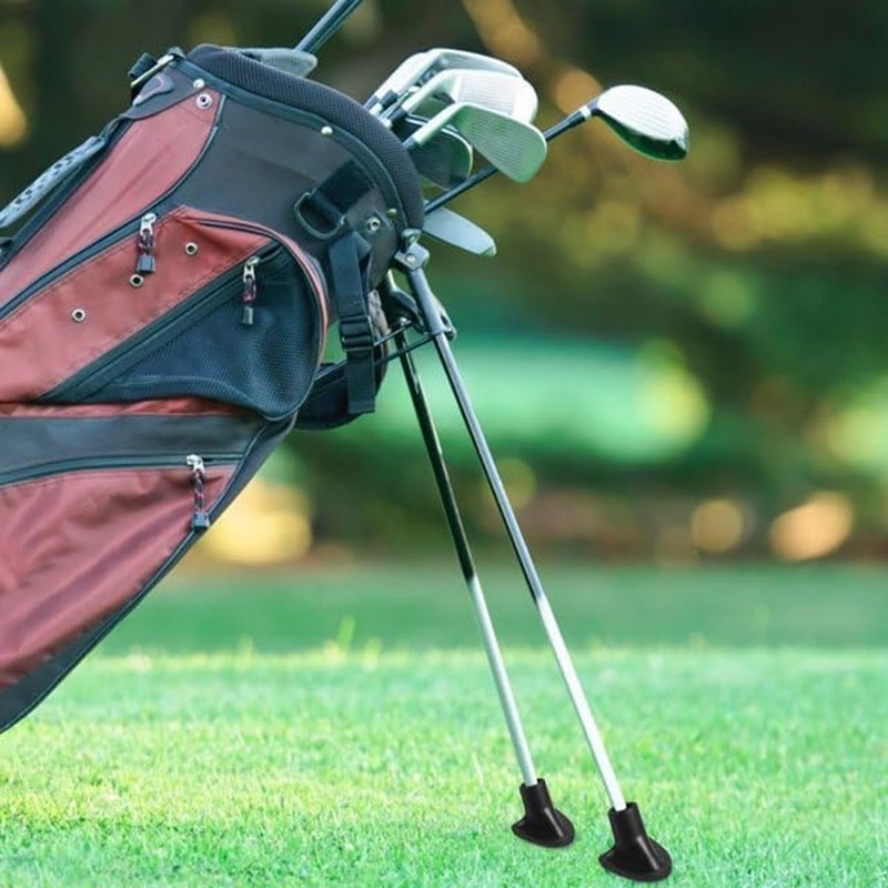 Orivin 2 Pcs TPE Golf Bag Stand Replacement Feet Durable