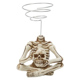 wfljl Skull Planter for Air Plants - Unique Resin Gothic Skeleton Holder & Tabletop Vase, Mini Plant Pot for Succulents, Cacti - Airplant Holder Indoor Decor