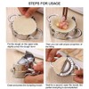 Molde para hacer dumpling de acero inoxidable para masa de