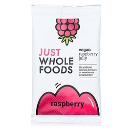 3 x Just Wholefoods Organic Raspberry Real Fruit Flavoured Jelly Crystals 85