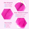 Pink Reddish Brown 30 Inch Braiding Hair Pre Stretched 400g/pack
