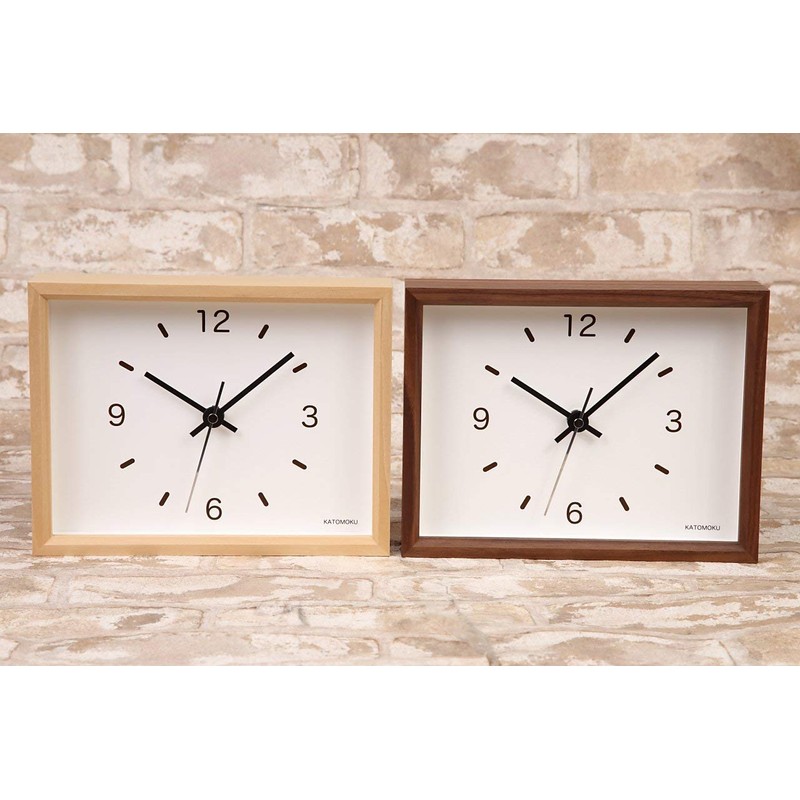 KATOMOKU Dual use clock 2 Table Clock Wall Clock Sweep