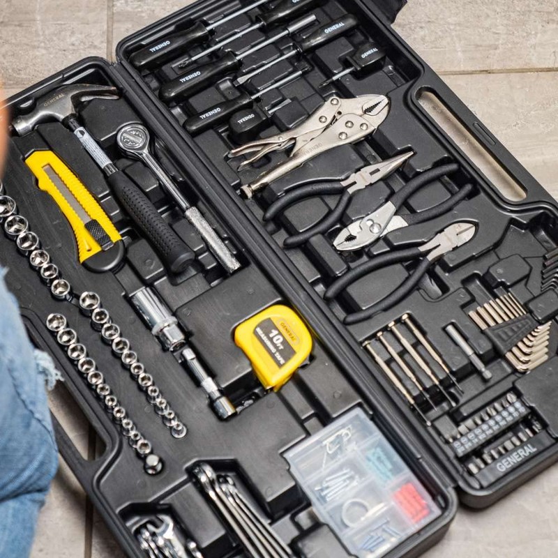 General Tools 130 Piece Tool Kit #WS-0103 - For Home