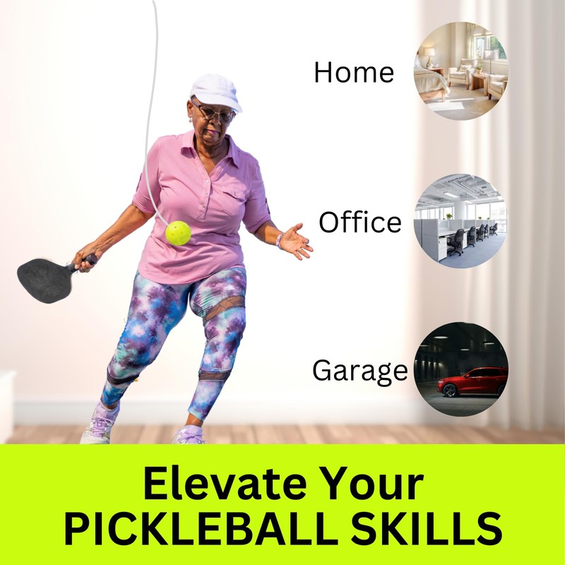 Pickleball Trainer for Solo Practice, Pickleball Rebounder for Pickleball Training