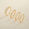 KAERUN Stackable Gold Rings for Women Non Tarnish 14K Gold