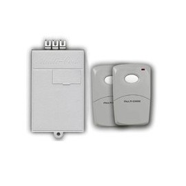 Garage Door Parts Multicode Gate or Garage Door Opener Receiver and Remote Double
