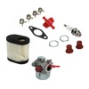 Carburetor 640350 Spark Plug Air Filter Fuel Filter Kit Replacement