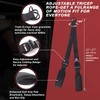 LARA STAR Adjustable Heavy Duty Tricep Rope Cable Attachment for
