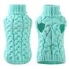 NACOCO Classic Dog Sweater Knitted Turtleneck Dog Sweater Warm Winter