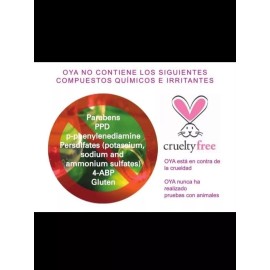 Oya beauty Tinte Para Embarazadas. Alérgicas.  Químios. S/amoniaco .