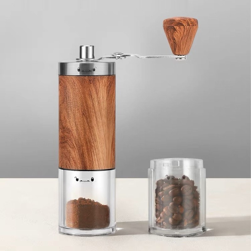 Manual Coffee Grinder Stainless Steel Adjustable Grind Size Detachable Manual